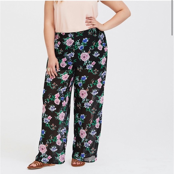 plus size flowy pants